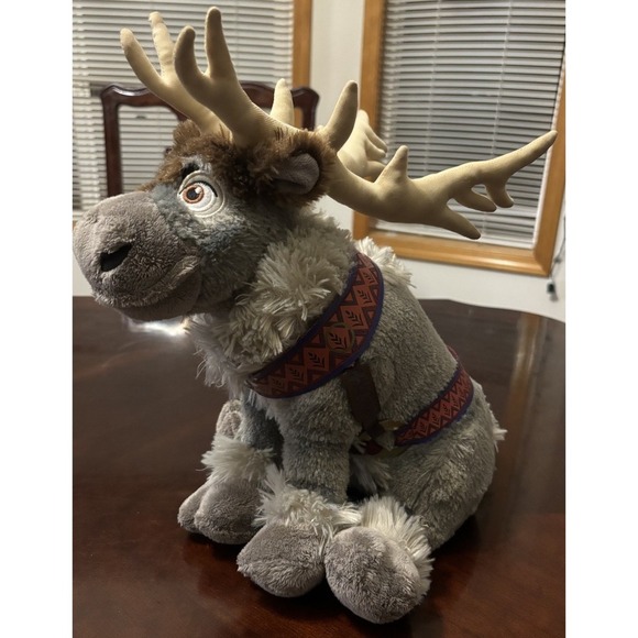 Disney Other - Disney Exclusive 16" Plush‎ Frozen Reindeer Moose Sven doll